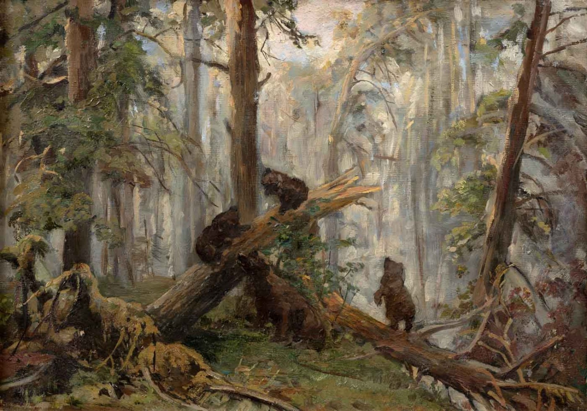 Какие произведения живописи есть. Сосновый лес Шишкин 1889. И.И.Шишкин (1832-1898).