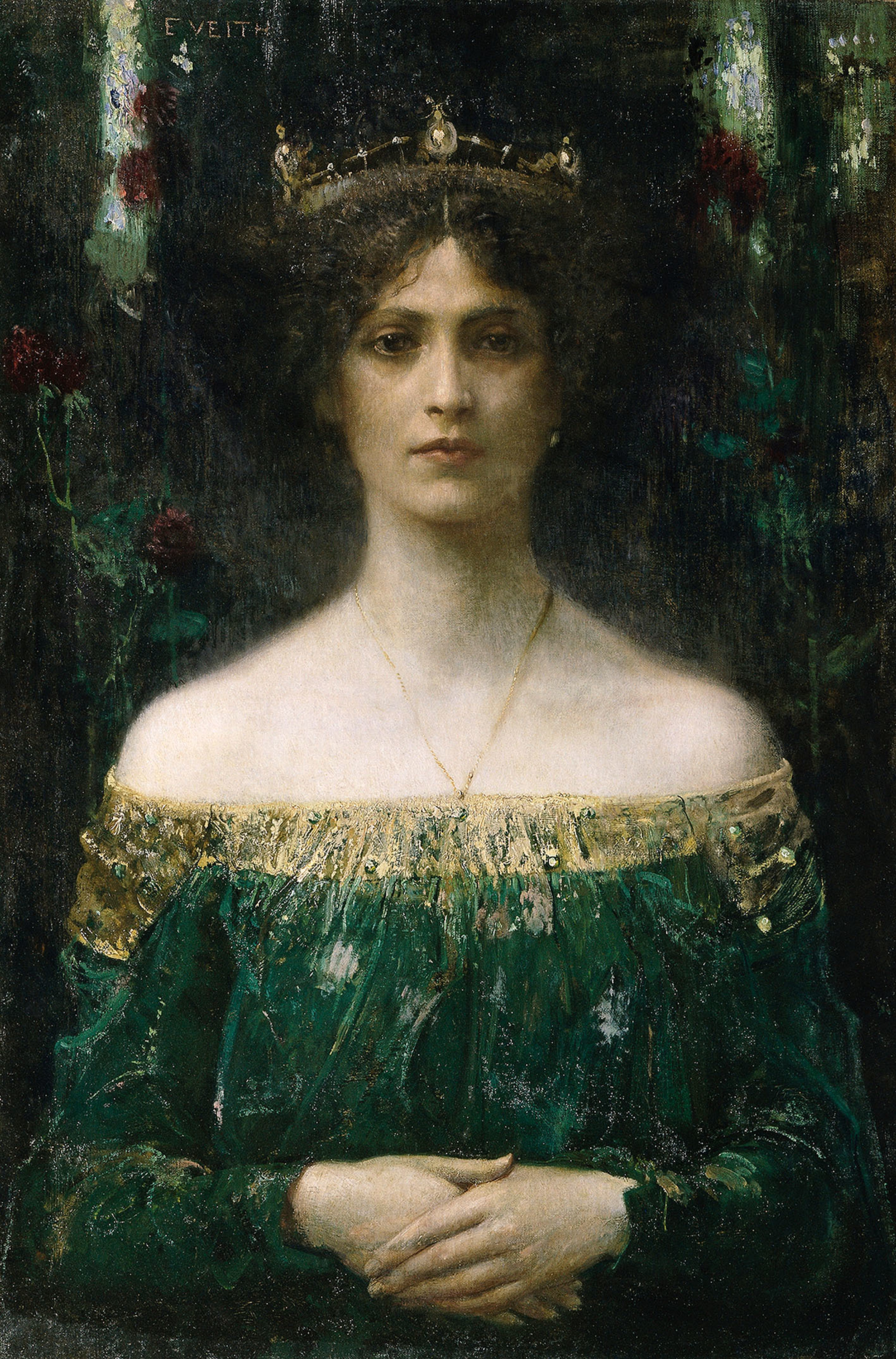 Eduard Veith, Královská dcera, 1902, olej, plátno, 74x49 cm, Belvedere, Wien.jpg