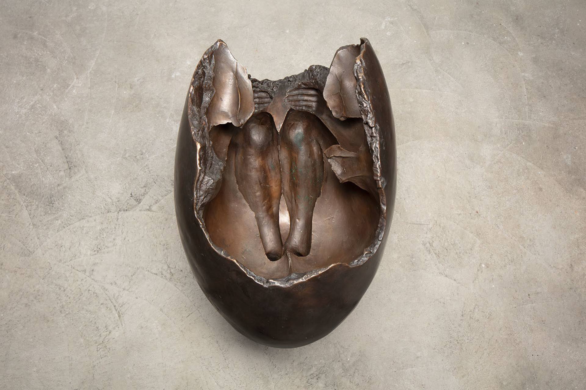 2_ Lidsk‚ vejce, 1968, ź steźnŘ patinovan  bronz, v. 64 cm, d. 76,5 cm, ç. 57,5 cm, NFKZ, foto David Stecker_2.jpg
