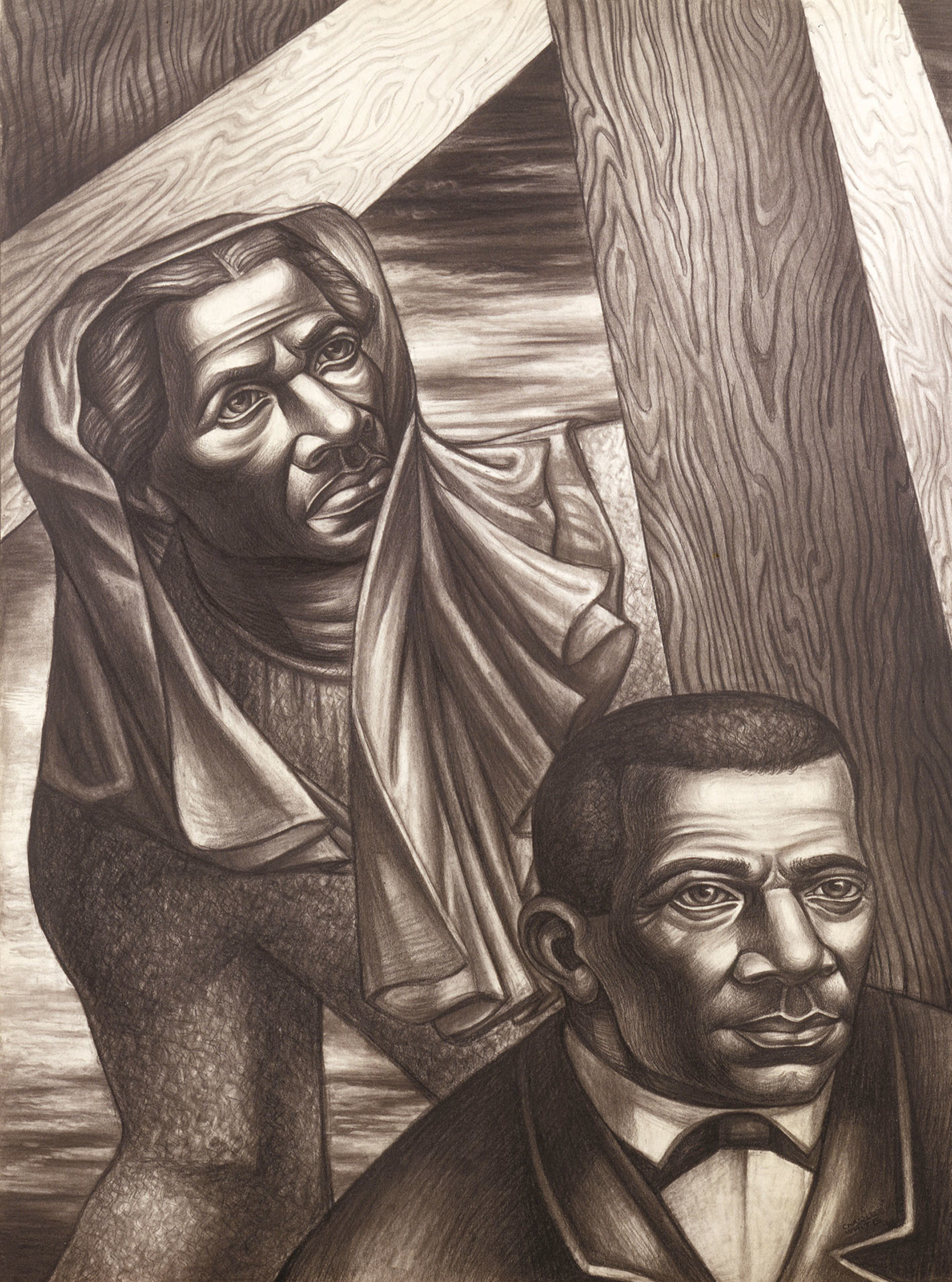 Charles Wilbert White_Sojourner Truth and Booker T. Washington, 1943_Newark Museum of Art.jpg