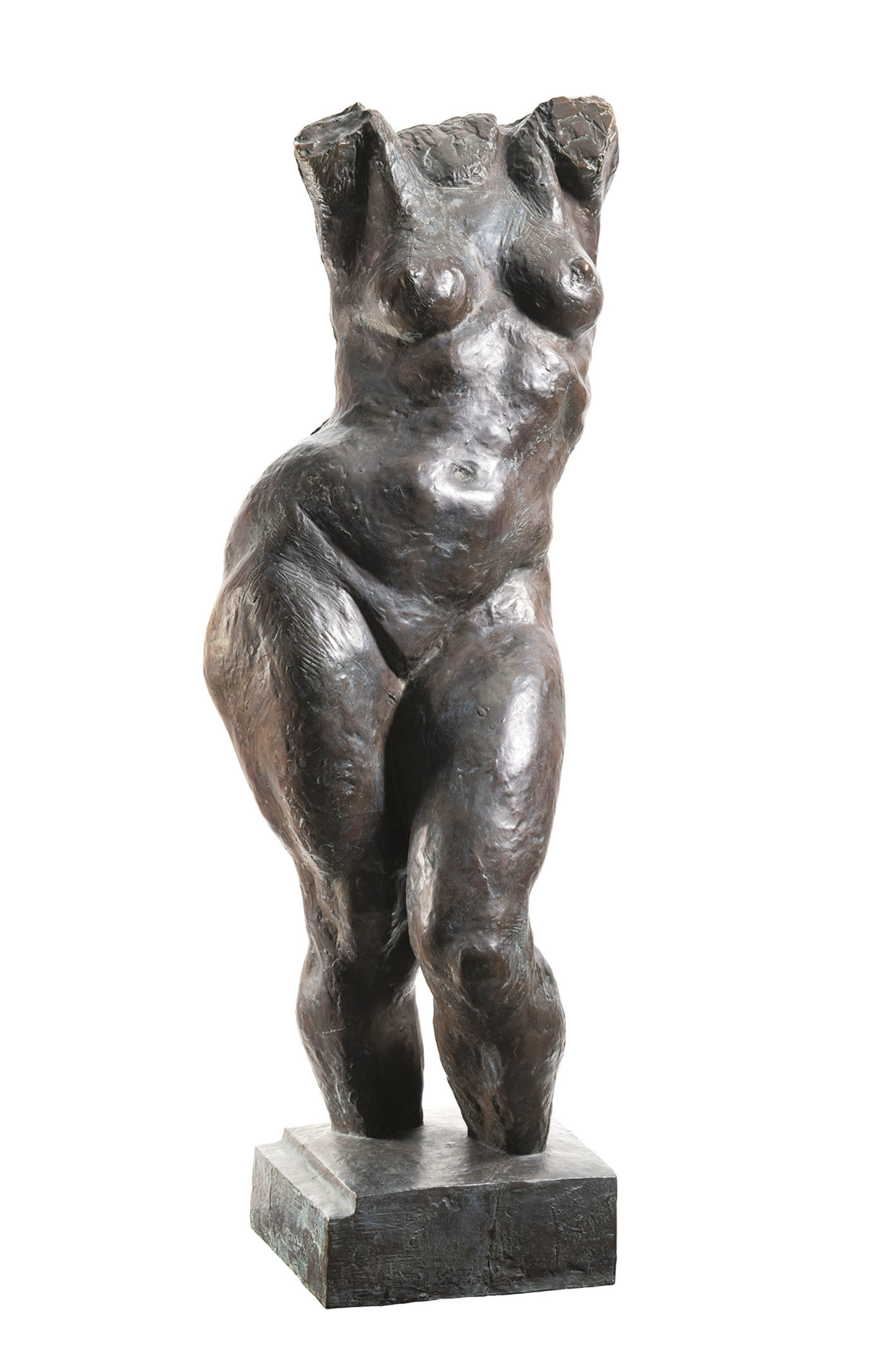 Karel Hladík: Stojící akt ženy, bronz, výška 122 cm, cena: 447 700 Kč, Adolf Loos Apartment and Gallery 13. 4. 2025