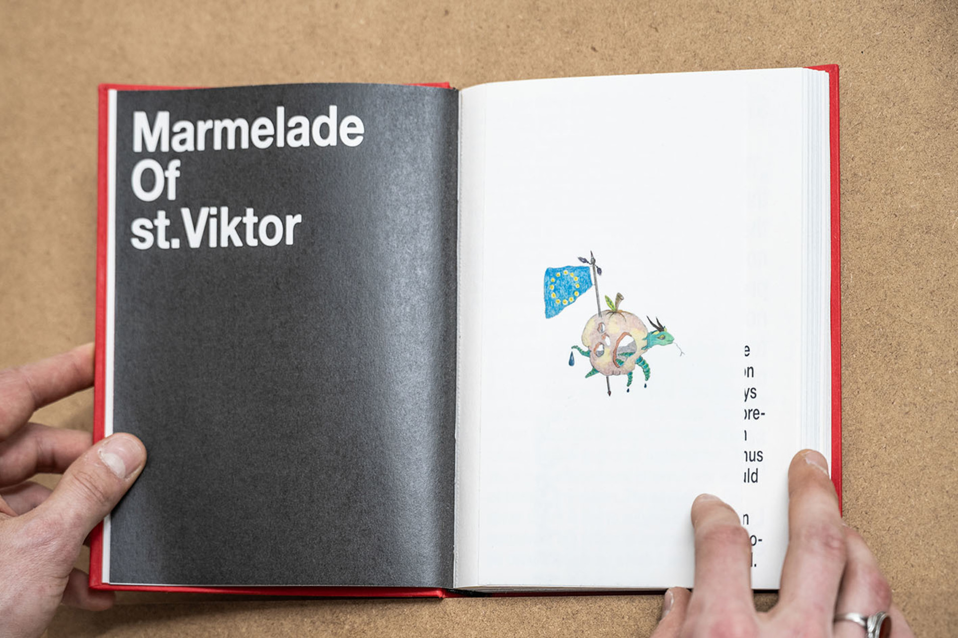 Dominik Adamec: Sterben ist Mein Gewinn, pohled do autorské knihy, Karpuchina Gallery, Praha, 2025, foto: Tomáš Rubín