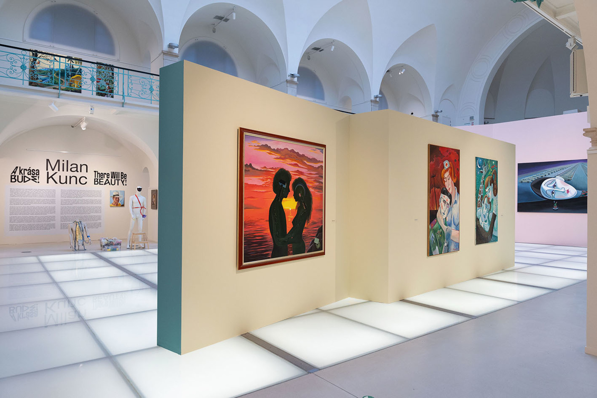 Milan Kunc: A krása bude!, pohled do výstavy, foto: Oblastní galerie Liberec