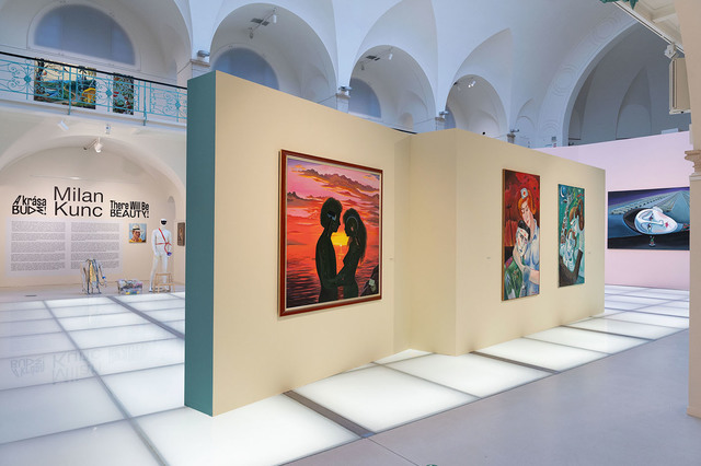 Milan Kunc: A krása bude!, pohled do výstavy, foto: Oblastní galerie Liberec