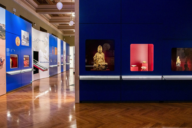 Čingischán, pohled do výstavy, Národní muzeum, 2025, foto: Národní muzeum